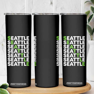 Vintage Seattle Skinny Tumbler Sports Lover Washington City TS10 Print Your Wear