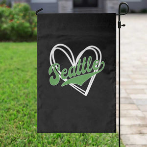 Vintage Seattle Garden Flag Classic Print Retro Varsity Love Heart Graphic TS10 Print Your Wear