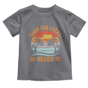 Cabo San Lucas Mexico Toddler T Shirt Beach Summer Vacation Family Trip Retro 70s TS10 Charcoal Print Your Wear