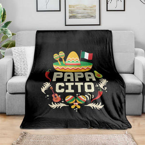 Mexican Dad Throw Blanket Papa Cito Latino Fathers Day Gift Mexican Pride TS10 Print Your Wear