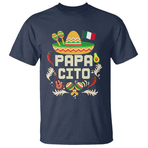 Mexican Dad T Shirt Papa Cito Latino Fathers Day Gift Mexican Pride TS10 Navy Print Your Wear
