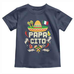 Mexican Dad Toddler T Shirt Papa Cito Latino Fathers Day Gift Mexican Pride TS10 Navy Print Your Wear