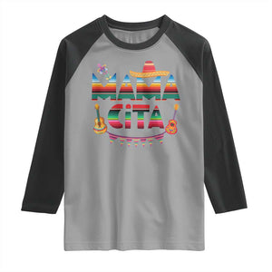 Mama Cita Raglan Shirt Mexican Mom Latina Mothers Day Gift TS10 Sport Gray Black Print Your Wear