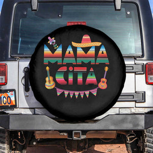 Mama Cita Spare Tire Cover Mexican Mom Latina Mothers Day Gift TS10 No hole Black Print Your Wear