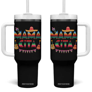 Mama Cita Tumbler With Handle Mexican Mom Latina Mothers Day Gift TS10 One Size: 40 oz Black Print Your Wear