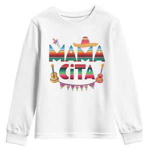 Mama Cita Youth Sweatshirt Mexican Mom Latina Mothers Day Gift TS10 White Print Your Wear