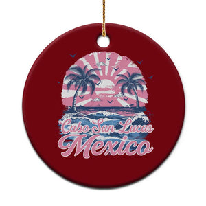 Cabo San Lucas Mexico Ceramic Ornament Vintage Retro Beach Summer Vacation Family Trip TS10 1pc Red Print Your Wear