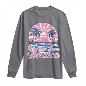 Cabo San Lucas Mexico Long Sleeve Shirt Vintage Retro Beach Summer Vacation Family Trip TS10 Charcoal Print Your Wear