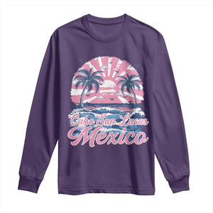 Cabo San Lucas Mexico Long Sleeve Shirt Vintage Retro Beach Summer Vacation Family Trip TS10 Purple Print Your Wear
