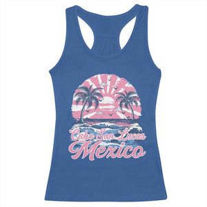 Cabo San Lucas Mexico Racerback Tank Top Vintage Retro Beach Summer Vacation Family Trip TS10 Royal Blue Print Your Wear