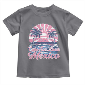 Cabo San Lucas Mexico Toddler T Shirt Vintage Retro Beach Summer Vacation Family Trip TS10 Charcoal Print Your Wear