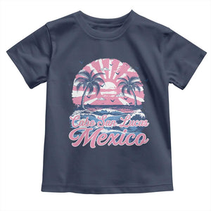 Cabo San Lucas Mexico Toddler T Shirt Vintage Retro Beach Summer Vacation Family Trip TS10 Navy Print Your Wear