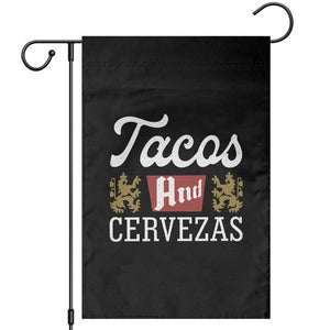 Tacos And Cervezas Garden Flag Mexican Food Beer Humor TS10 Black Print Your Wear