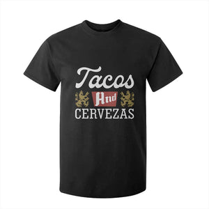 Tacos And Cervezas T Shirt For Kid Mexican Food Beer Humor TS10 Black Print Your Wear