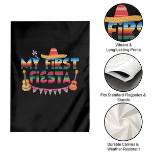 My First Fiesta Garden Flag Baby Cinco De Mayo Mexican Fiesta Outfit TS10 Print Your Wear