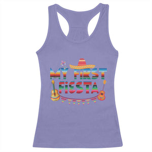 My First Fiesta Racerback Tank Top Baby Cinco De Mayo Mexican Fiesta Outfit TS10 Violet Print Your Wear