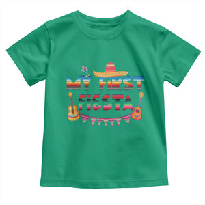 My First Fiesta Toddler T Shirt Baby Cinco De Mayo Mexican Fiesta Outfit TS10 Irish Green Print Your Wear