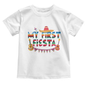 My First Fiesta Toddler T Shirt Baby Cinco De Mayo Mexican Fiesta Outfit TS10 White Print Your Wear