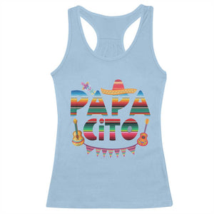 Papa Cito Racerback Tank Top Mexican Dad Latino Fathers Day Gift TS10 Light Blue Print Your Wear