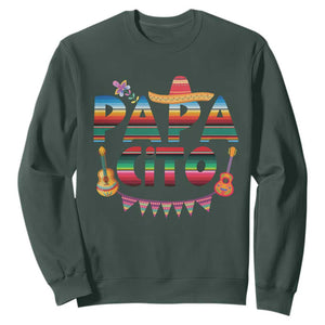 Papa Cito Sweatshirt Mexican Dad Latino Fathers Day Gift TS10 Dark Forest Green Print Your Wear