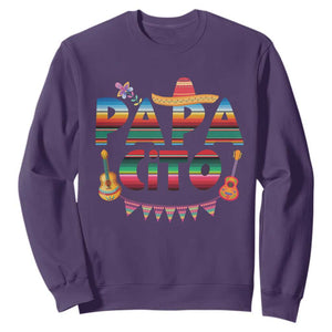 Papa Cito Sweatshirt Mexican Dad Latino Fathers Day Gift TS10 Purple Print Your Wear