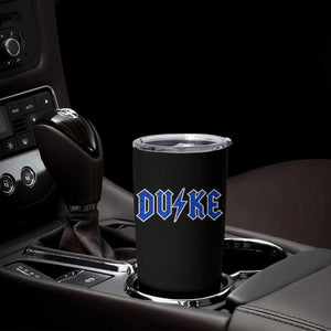 Vintage Duke Last Name Sports Style Tumbler Cup Vintage Lightning Bold Gothic Font Graphic Basketball Fans TS10 Print Your Wear