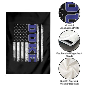 Vintage Duke Name American Flag Garden Flag Retro Sport Basketball Fans TS10 Print Your Wear