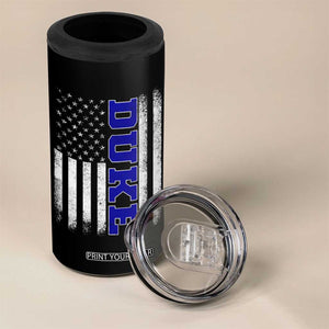 Vintage Duke Name American Flag 4 in 1 Can Cooler Tumbler Retro Sport Basketball Fans TS10 Print Your Wear