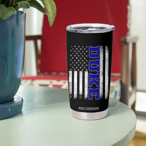 Vintage Duke Name American Flag Tumbler Cup Retro Sport Basketball Fans TS10 Print Your Wear