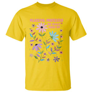 Feminist Protest T Shirt Peaceful But Pissed Off Floral Resist TS10 Daisy Print Your Wear