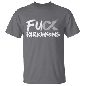 Fuck Parkinsons T Shirt Parkinsons Disease Awareness Month TS10 Charcoal Print Your Wear