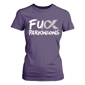 Fuck Parkinsons T Shirt For Women Parkinsons Disease Awareness Month TS10 Purple Print Your Wear
