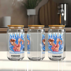 Inappropriate Adult Glass Can Vintage Bootleg MILF Man I Love Feet TS10 Print Your Wear