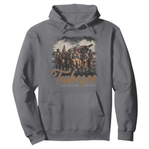 Tuskegee Airmen Hoodie African American Heroes WW2 Tribute Black History Month TS10 Charcoal Print Your Wear