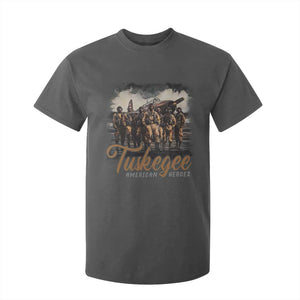 Tuskegee Airmen T Shirt For Kid African American Heroes WW2 Tribute Black History Month TS10 Dark Heather Print Your Wear