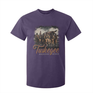 Tuskegee Airmen T Shirt For Kid African American Heroes WW2 Tribute Black History Month TS10 Purple Print Your Wear