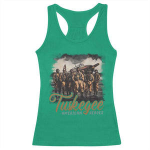 Tuskegee Airmen Racerback Tank Top African American Heroes WW2 Tribute Black History Month TS10 Irish Green Print Your Wear