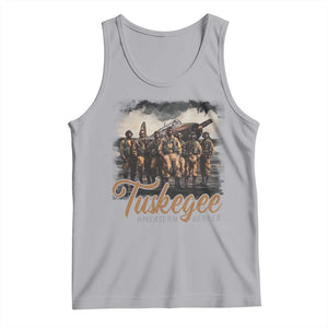 Tuskegee Airmen Tank Top African American Heroes WW2 Tribute Black History Month TS10 Athletic Heather Print Your Wear