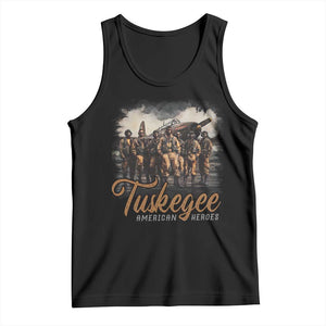 Tuskegee Airmen Tank Top African American Heroes WW2 Tribute Black History Month TS10 Black Print Your Wear