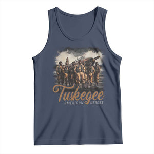 Tuskegee Airmen Tank Top African American Heroes WW2 Tribute Black History Month TS10 Navy Print Your Wear