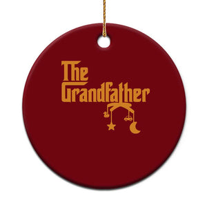 Grandfather Ceramic Ornament Funny Grandpa Fathers Day TS10 1pc Red Print Your Wear