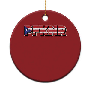 PFKNR Christmas Ornament Vintage Boricua Puerto Rican Flag TS10 Print Your Wear