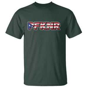 PFKNR T Shirt Vintage Boricua Puerto Rican Flag TS10 Dark Forest Green Print Your Wear