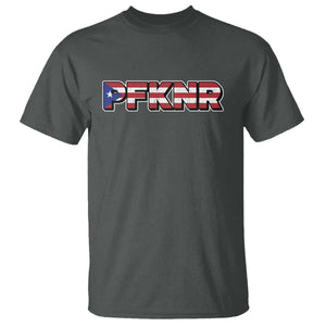 PFKNR T Shirt Vintage Boricua Puerto Rican Flag TS10 Dark Heather Print Your Wear
