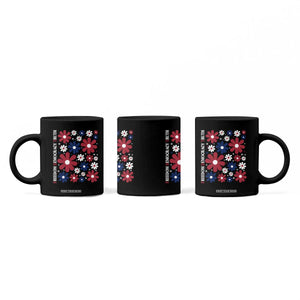 Subtle FDT Coffee Mug Boho Floral Red White Blue Social Justice TS10 Print Your Wear