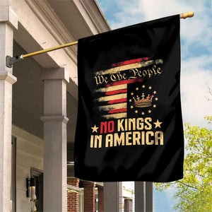 No Kings in America Garden Flag Vintage Old American Flag Patriotic 1776 We The People TS10 Print Your Wear