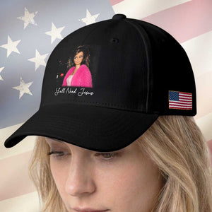 Y'all Need Jesus Funny Girls Meme Saying Christian Humor Baseball Cap TS10 Print Your Wear