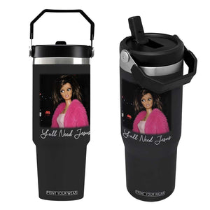 Y'all Need Jesus Funny Girls Meme Saying Christian Humor Flip Straw Tumbler