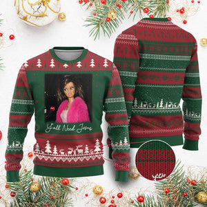 Y'all Need Jesus Funny Girls Meme Saying Christian Humor Ugly Christmas Sweater
