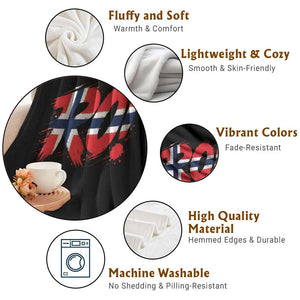 Ro Norway Viking Norwegian Flag Nordic Pride Throw Blanket TS10 Print Your Wear